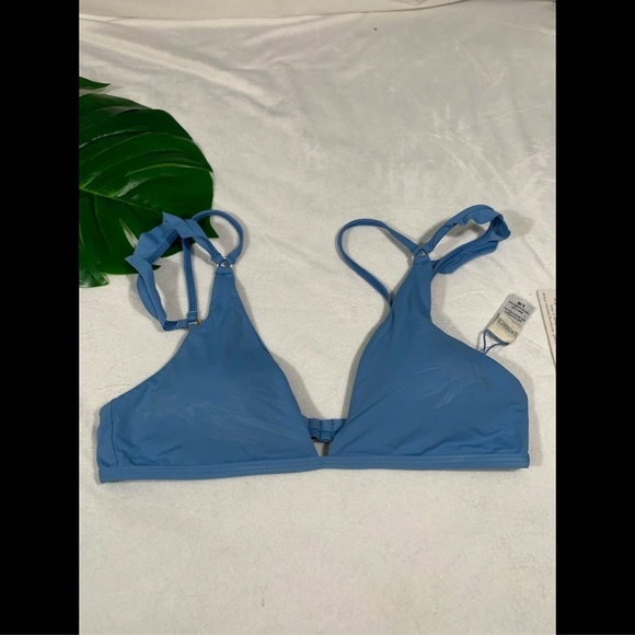 NWT $99 L Space Kingsley‎ Bikini Top in Ocean Blue [SZ Large ] - Picture 2 of 8